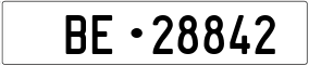 Truck License Plate